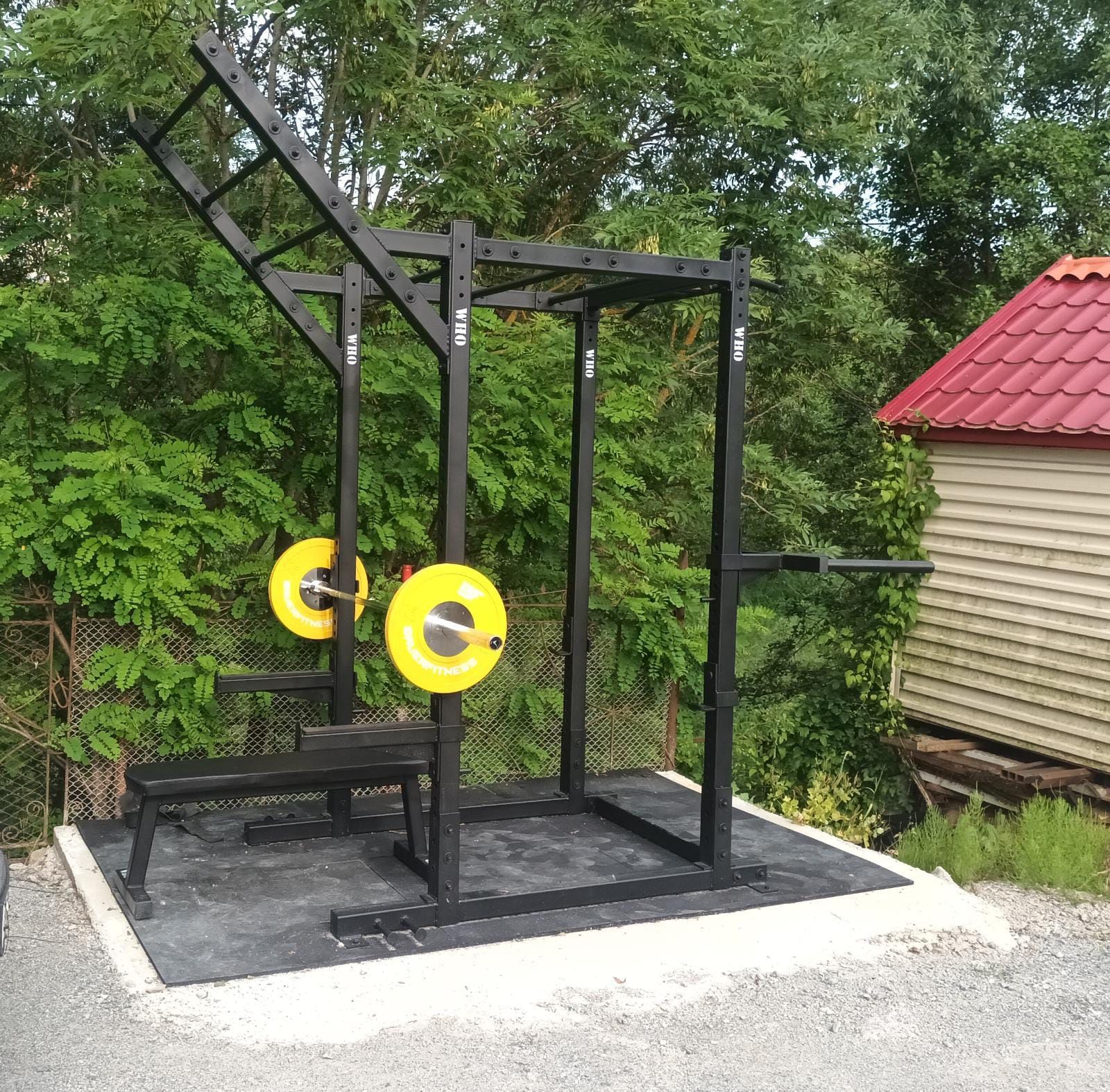 Statie rack half rack cadru antrenament funcțional
