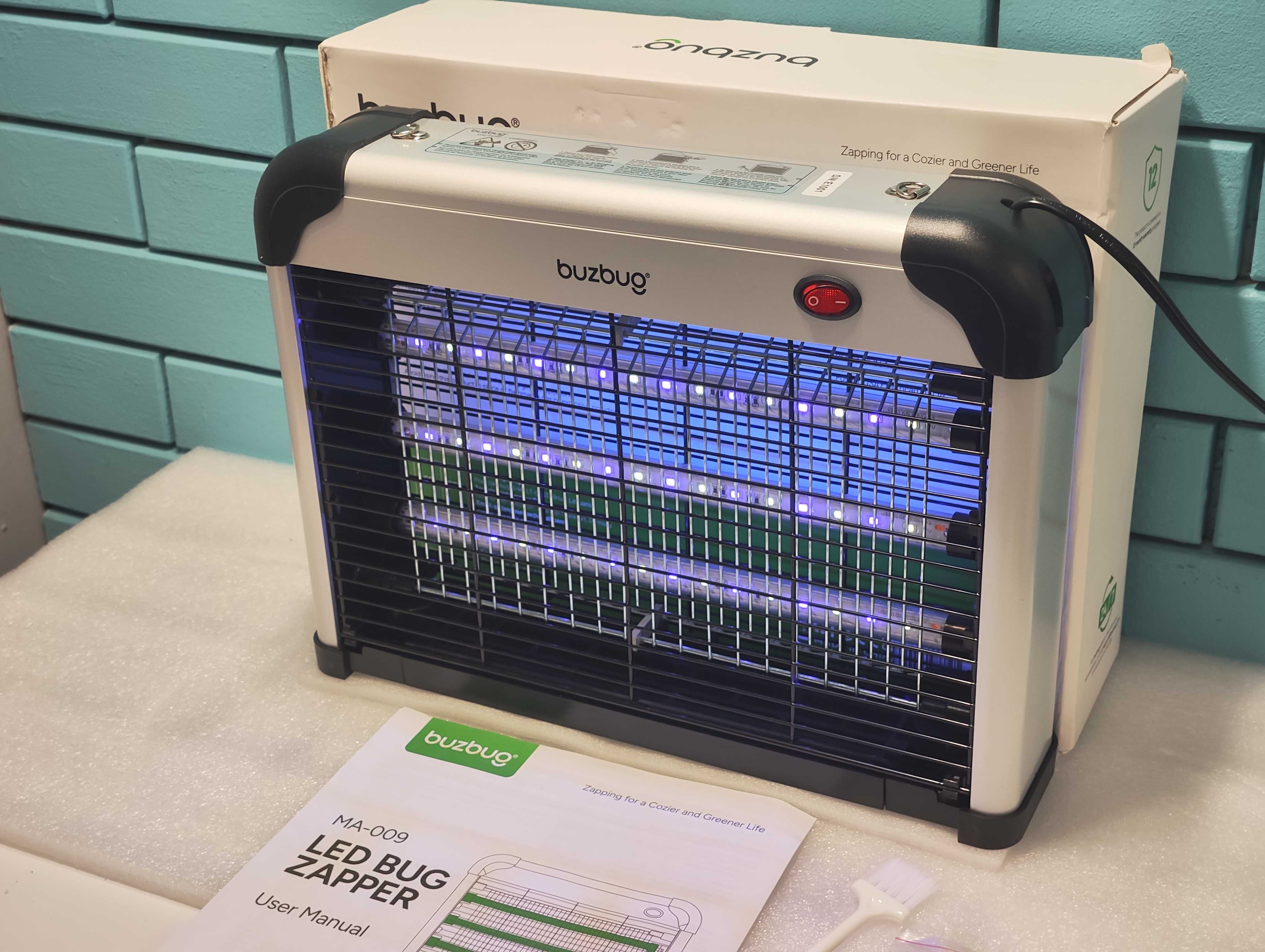 Buzbug LED инсект убиец 3800V с 3 лампи и дълъг живот