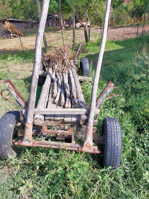 Vînd caruta pentru un cal echipata cu tot cu acesoricu ham