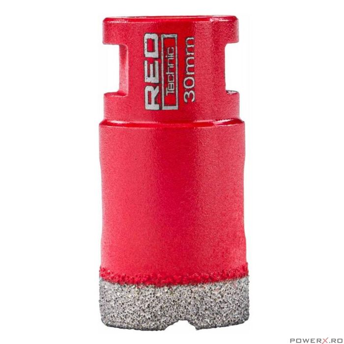 Set carote diamantate, 6-68 mm, HEX, M14, 9 piese, Red Technic