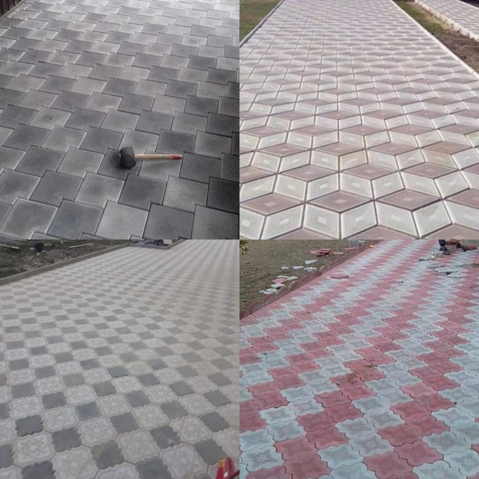 Fabrica dale pentru curte model clasic 40x40 pavaje pavele