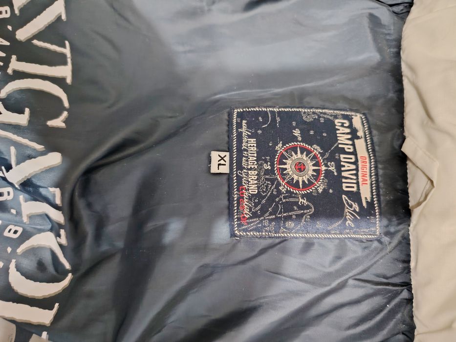 Geaca groasa cu puf Camp David,glugă detașabilă,XL