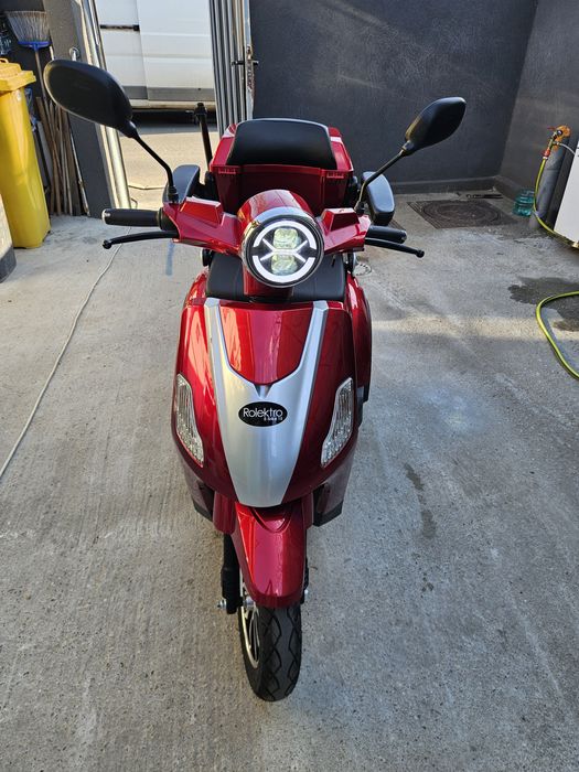 Trotineta dizabiltati scuter dizabilitati Rolektro E Trike- 25 V3 red