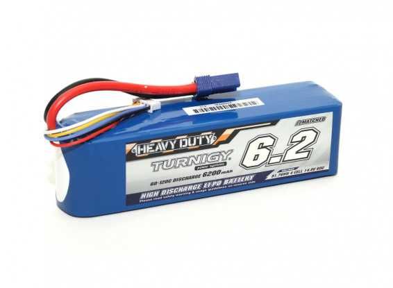 Li-Po 4S/6200 mAh Turnigy Heavy Duty 14,8V / 60C pt Navo Nadit Pescuit