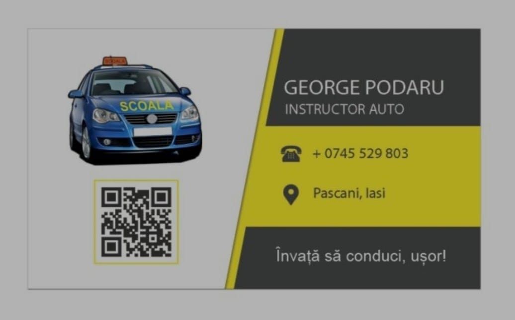 Instructor auto categoria B Pașcani