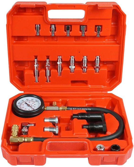Kit tester compresie pentru motor diesel 0-70 BAR (V86257)