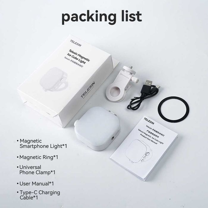 Telesin Магнитна лампа с LED осветление