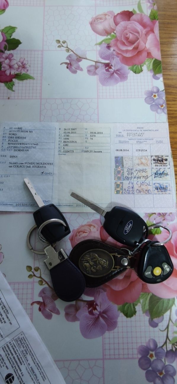 Ocazie,se vinde Ford focus 2008 1,6 benzina cu 105000 km reali
