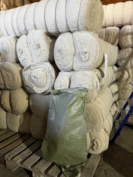 Ветошь, нетканое полотно, ХБ ткань, ширина 150 см, длина 70 метров.