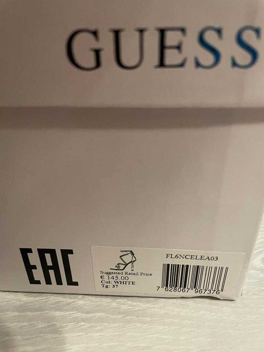 GUESS  Sandale Leance - alb