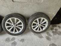 Vw 17 5x112 със гуми континентал
