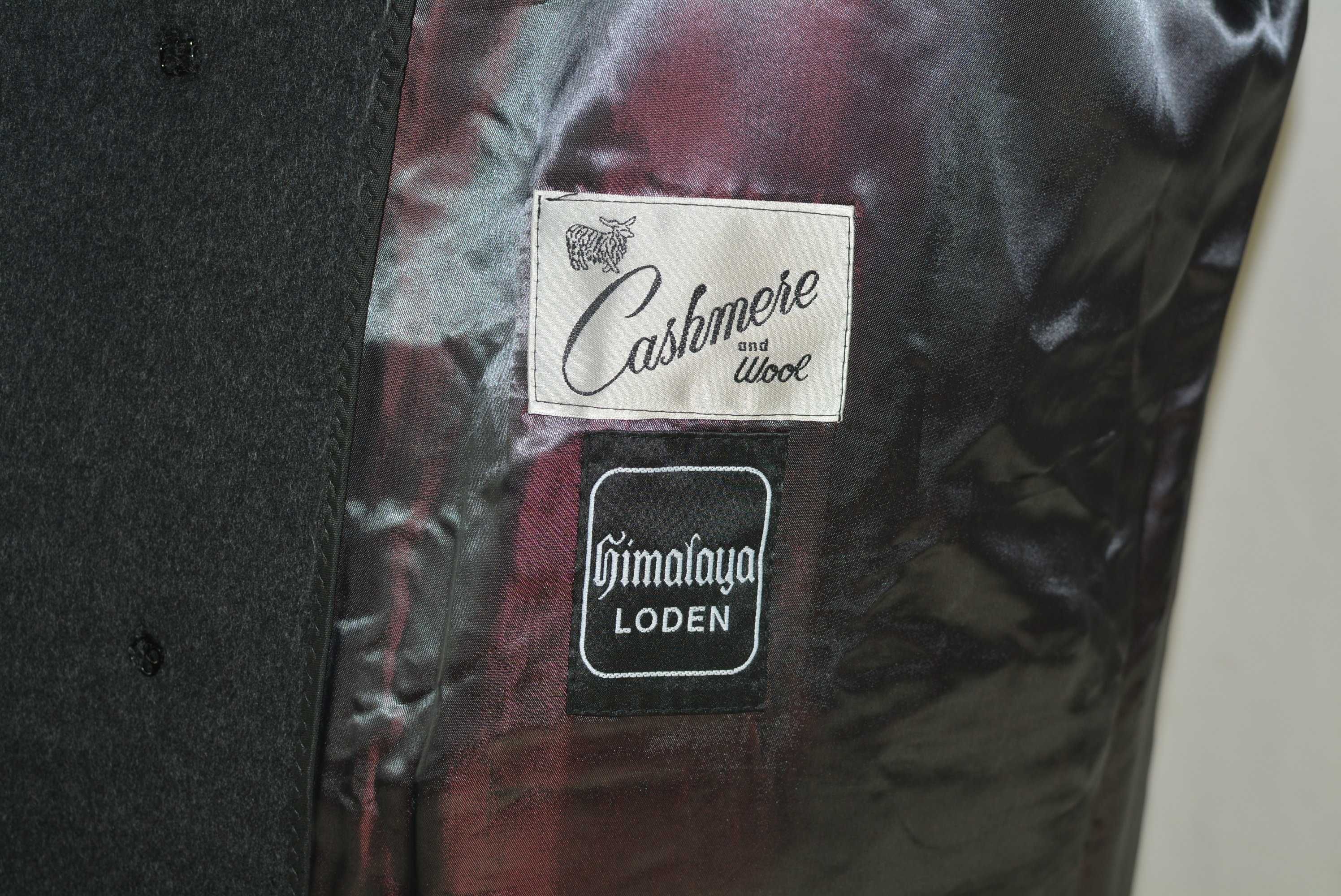 Palton Barbati Steinbock Vintage Marimea 54 Gri din Lana si Casmir E48