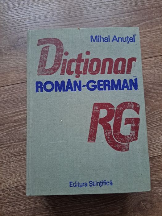 Dictionar roman german, mare, editura Stiintifica