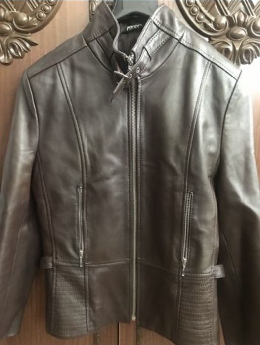 Куртка кожаная женская