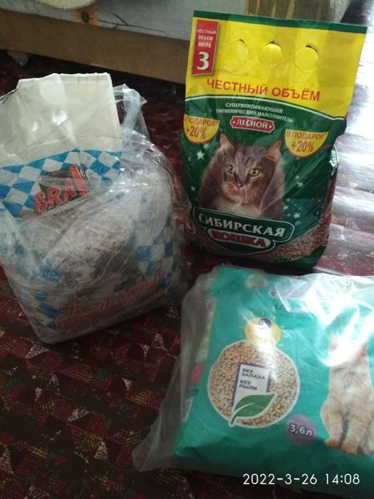 Наполнитель  для кошек .