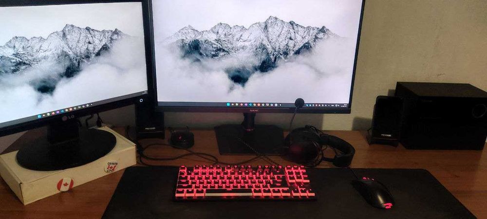 ПК i5-8400/GTX 1060 6GB/32GB/M.2 500GB; Монитор 4K 144HZ; HyperX