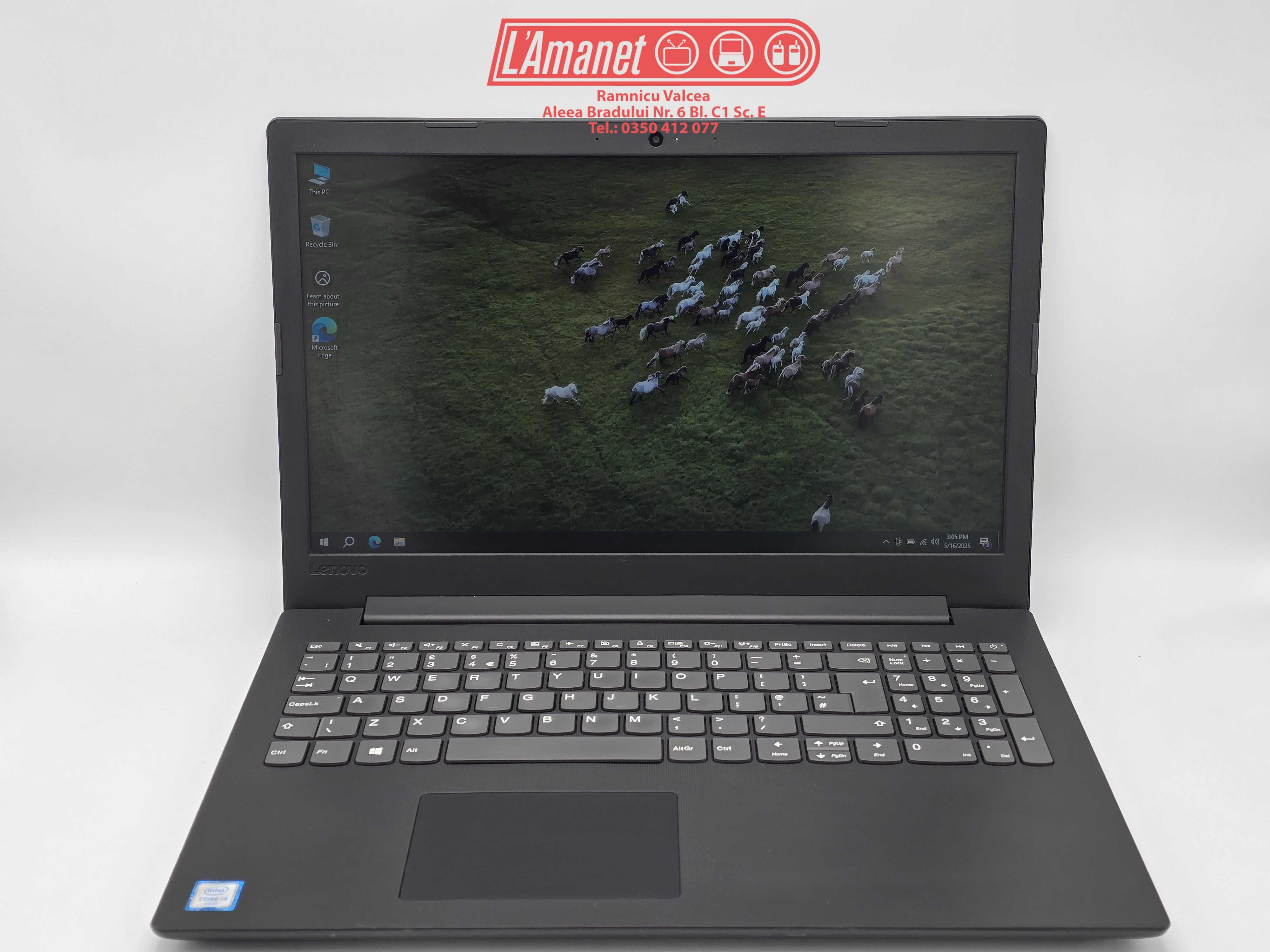 Laptop 15.6" HD Lenovo Ideapad i3-6006U 12GB DDR4 120GB SSD Stare Buna