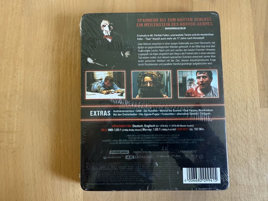 Steelbook 4K Saw