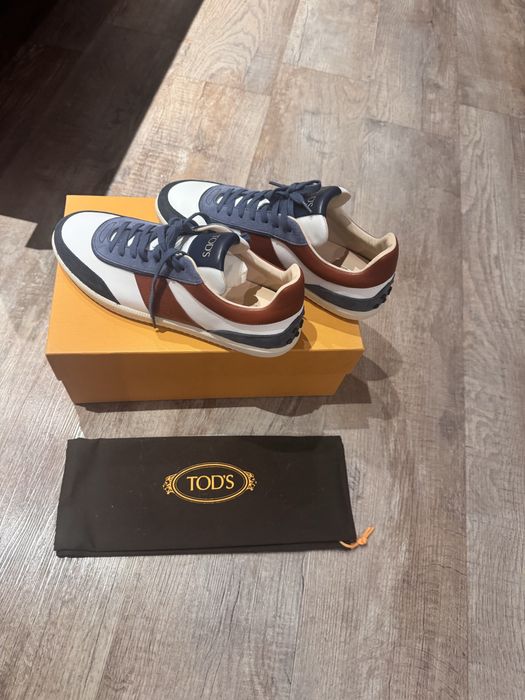 кожаные кеды мужские Tods оригинал