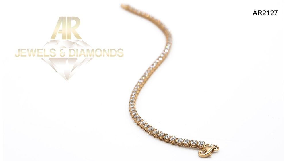 Bratara Tennis Aur 14 K model ARJEWELS&DIAMONDS(AR2127)