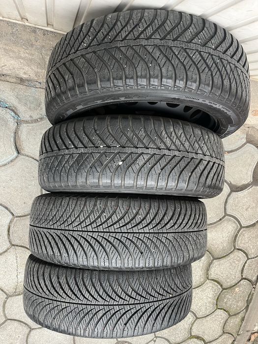 Jante otel 4x108mm, anvelope iarna 195/55 R16, Peugeot, Citroen, Ford