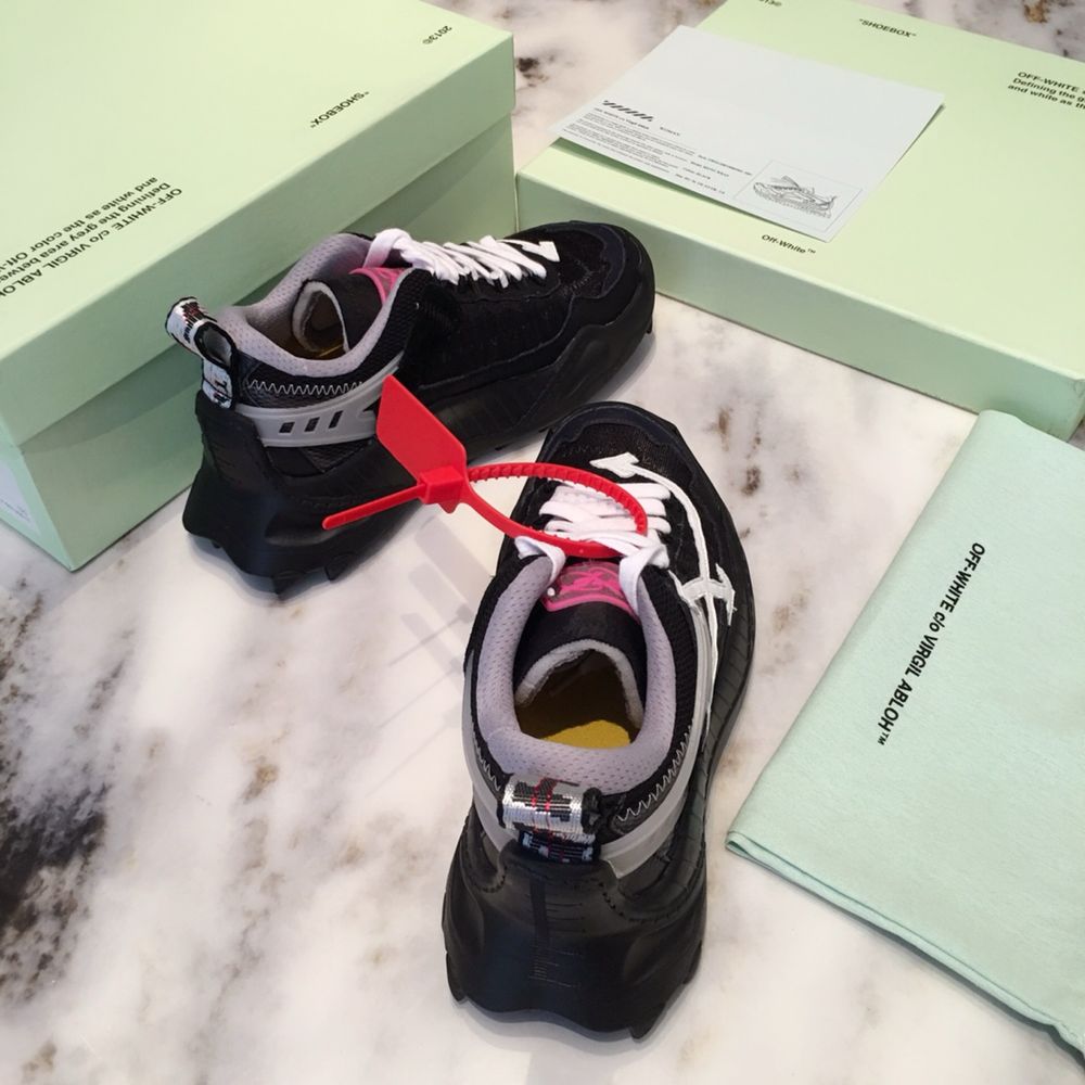 Sneakers OFF White Odsy 1000 , Black Leather Trainers,Poze reale 39-45