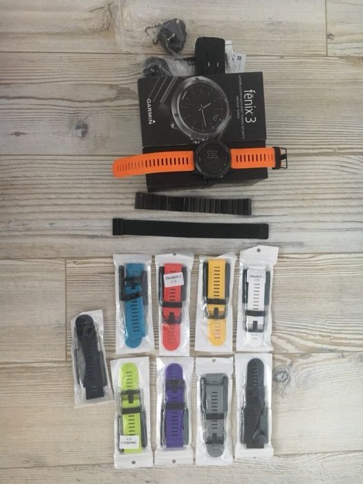 GARMIN fenix3 sapphire + пулсомер + кайшки