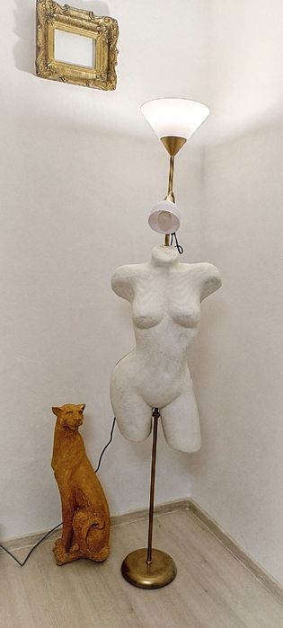 Lampa veioza handmade cu perlute