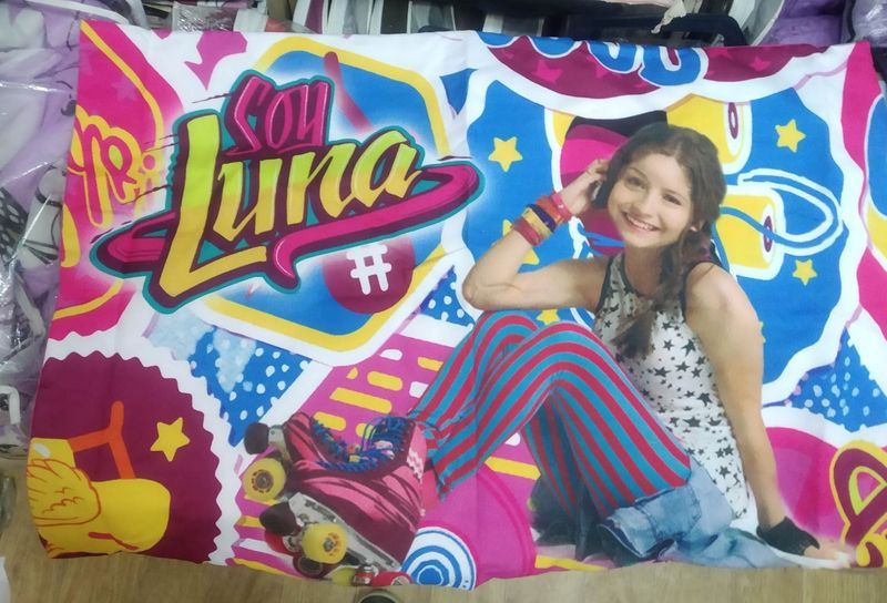 Възглавница за гушкане одеало Soy Luna мешка раница за спорт Сой Луна