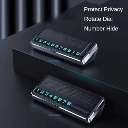 Табелка с телефонен номер при паркиране на автомобил