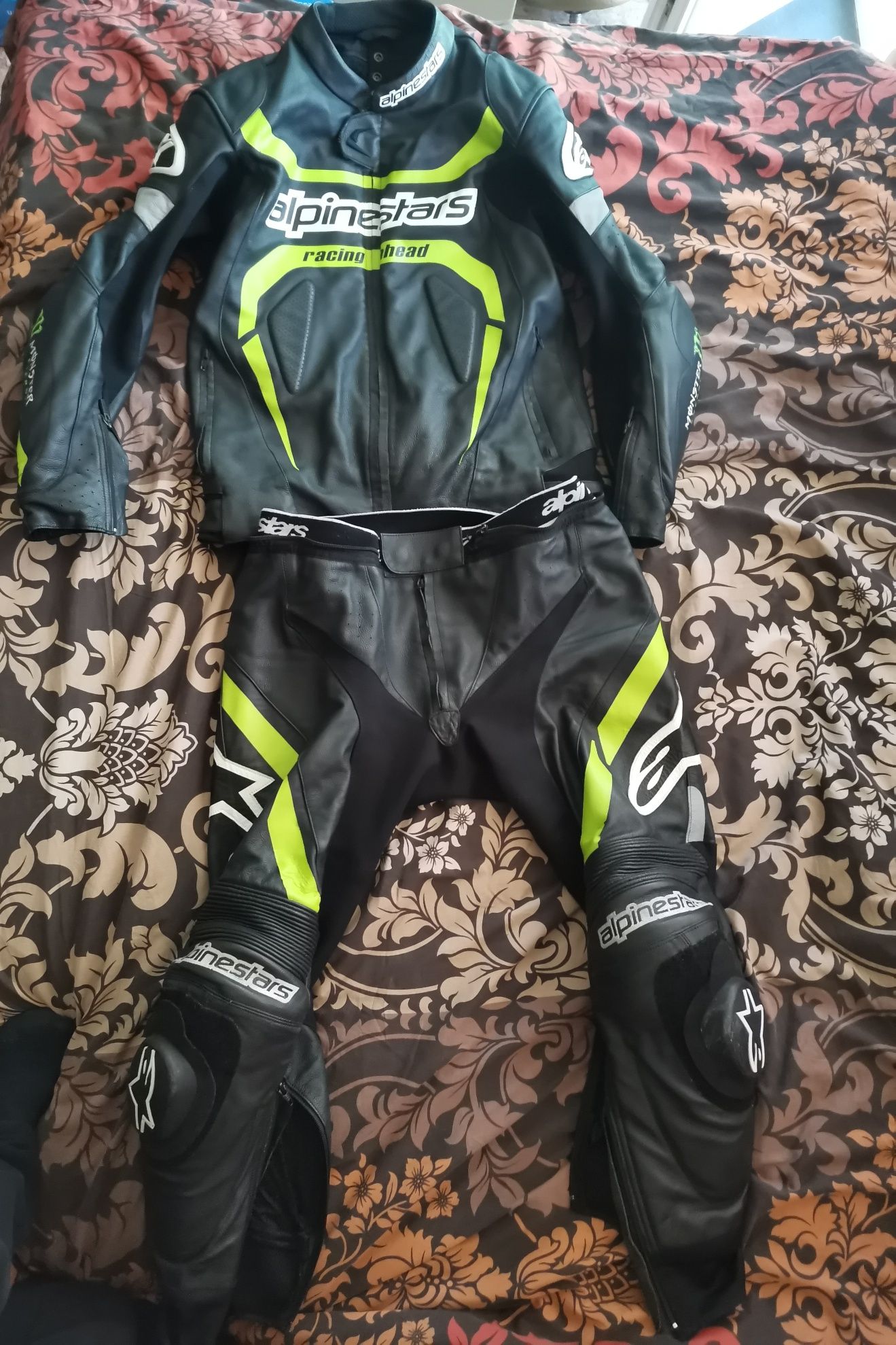 Кожен екип за мотор Alpinestars Claw Monster