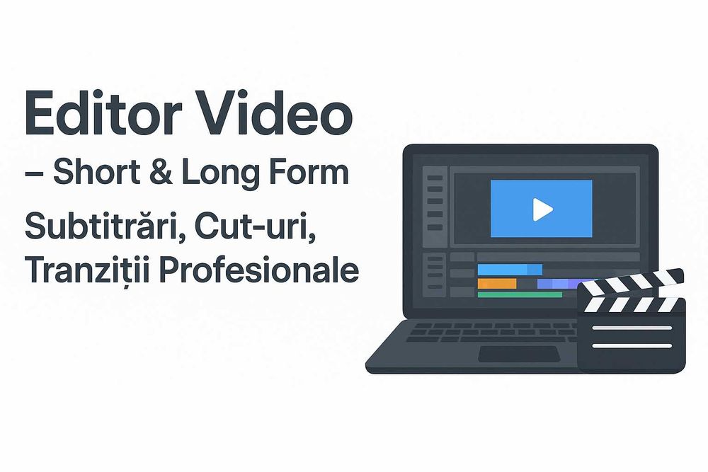 Editor Video pentru Social Media – TikTok, Instagram, YouTube