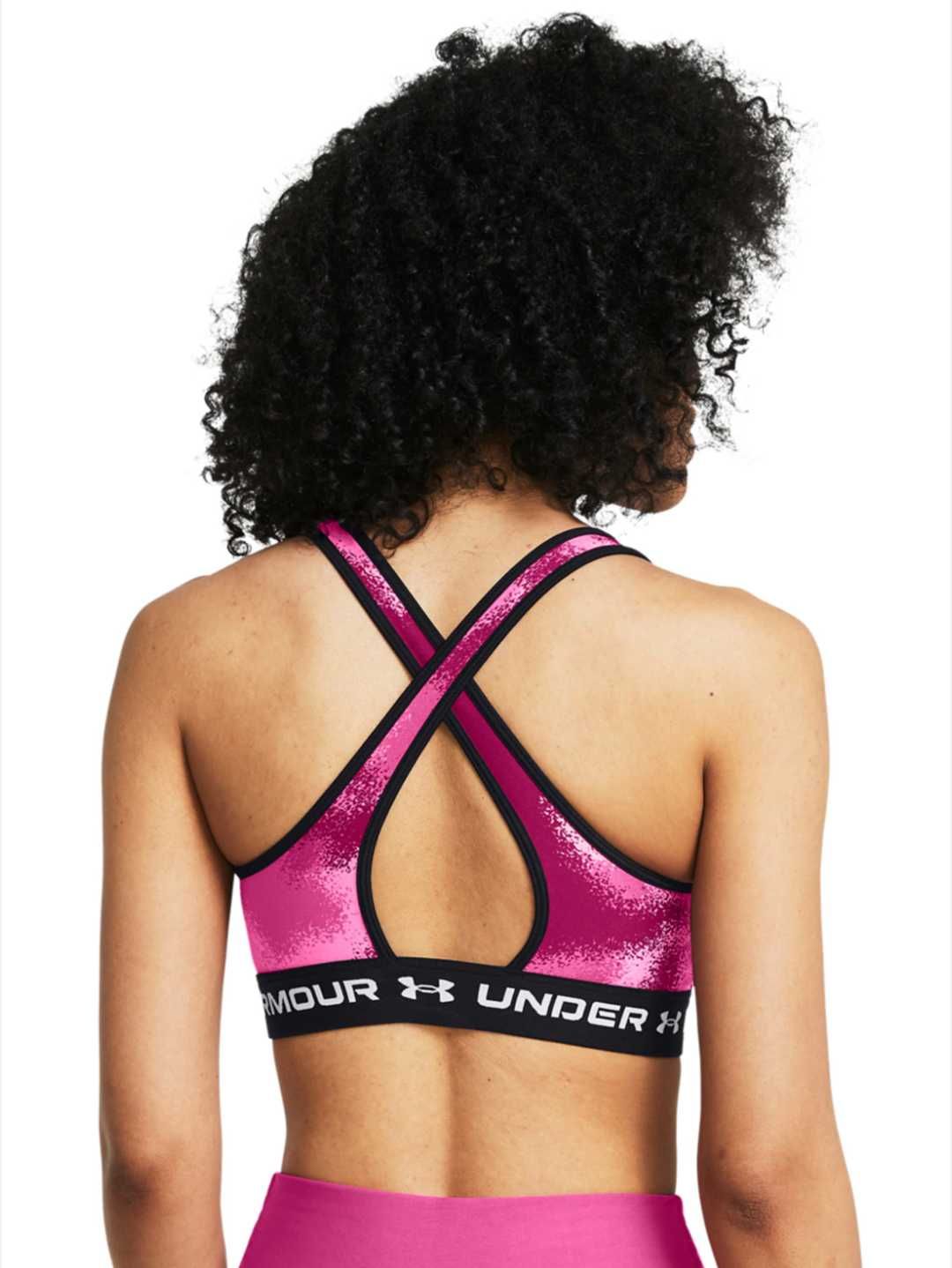 розово бюстие Under Armour