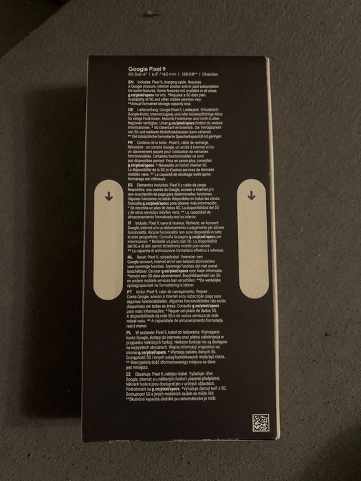 Telefon Google pixel 9 normal