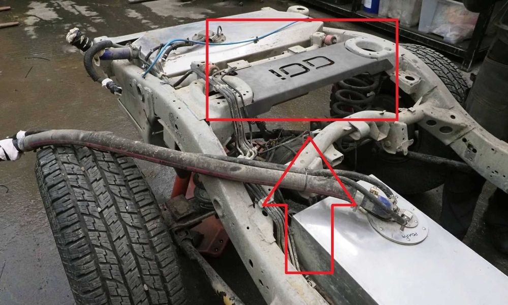 Traversa arcuri Nissan Patrol Y60 Y61 pentru intarire sasiu IOD PERF.