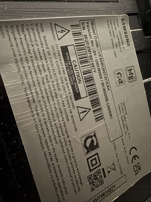 Smart tv  samsung defect