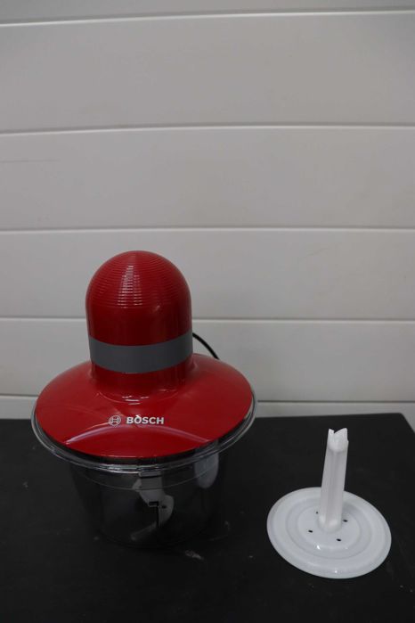 Блендер, чопър, Bosch MMR08R2 резачка за храна, 400 W, червена/сива