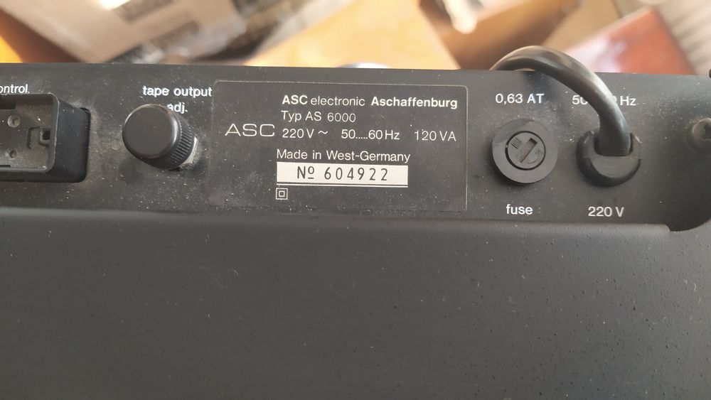 Magnetofon ASC AS 6004 S