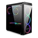 Carcasa Segotep Hyperion-T Mid-Tower ATX NoPSU, Negru