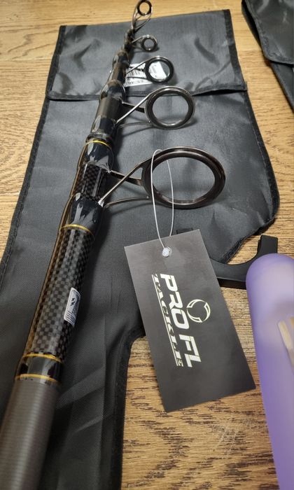 SET 4 Lansete PRO FL AQUA TELECARP 3.9m + 4 Mulinete AVIATOR DP7000