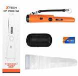 Detector de metale si aur modern + baterie alcalina 9V 650mAh inclusa