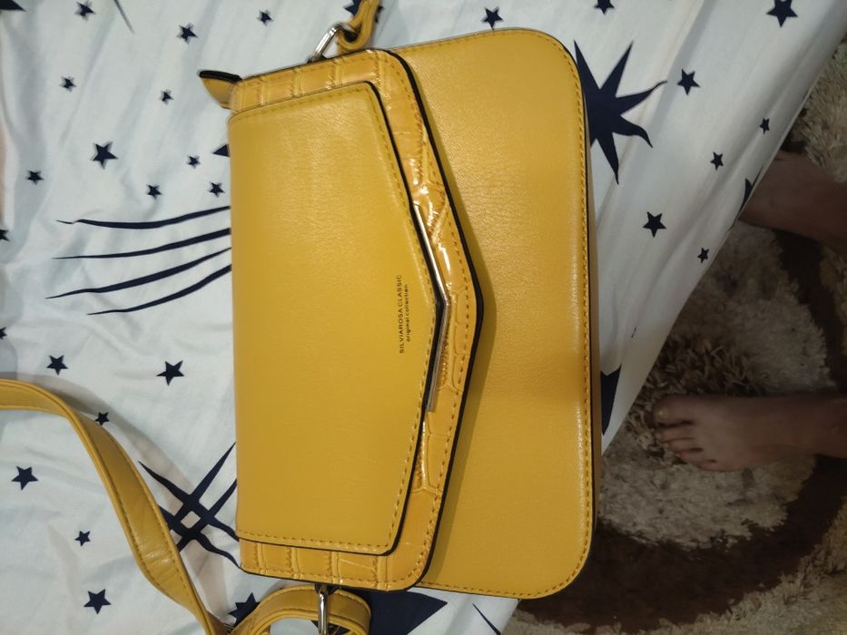 Poșetă de umăr piele