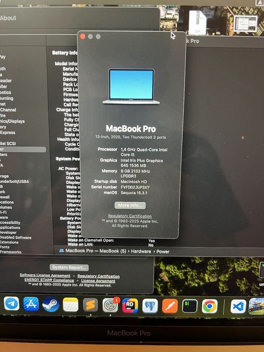 MacBook Pro 13' 2020 i5