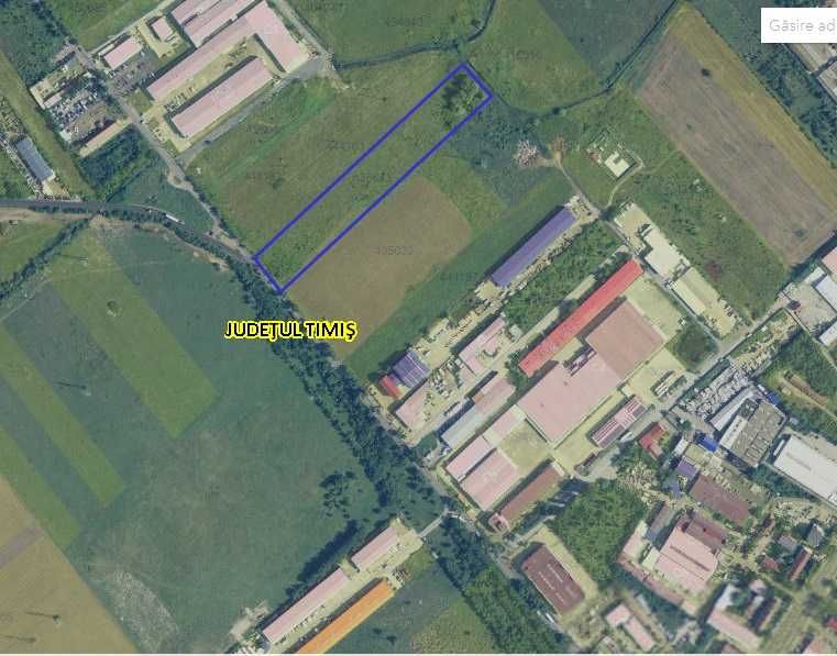 OcazieTeren industrial de vanzare  in Timisoara Strada Ovidiu Cotrus