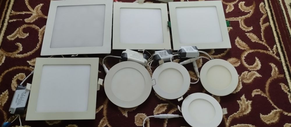 Светильники  потолочные  светодиодные  Лэд.