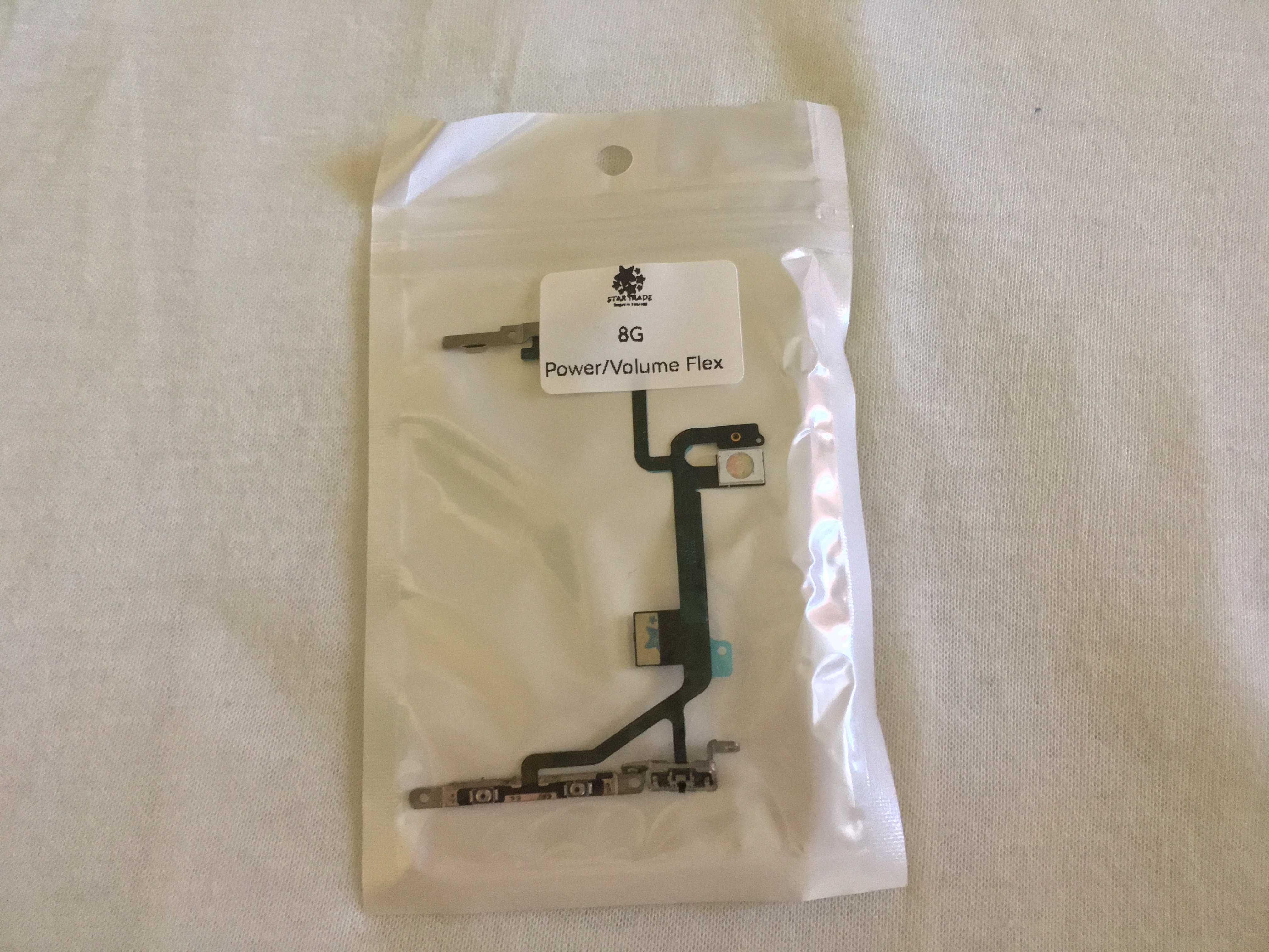 cablu, panglica flex butoane power, volum si silent iphone 8, noua
