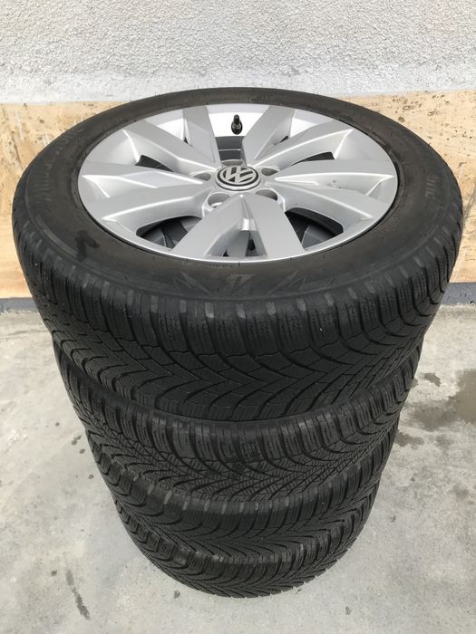 Jante Roți 16 VW Caddy Touran Golf 5 6 7 8 Anvelope iarna 205 55 R16