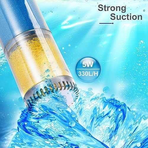 Нов Вътрешен аквариумен филтър 330л/ч, 2-степенен, 30–80L, Weipro