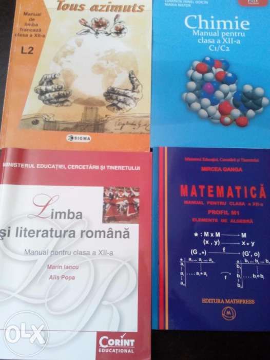 Manuale clasele 11-12 + optionale