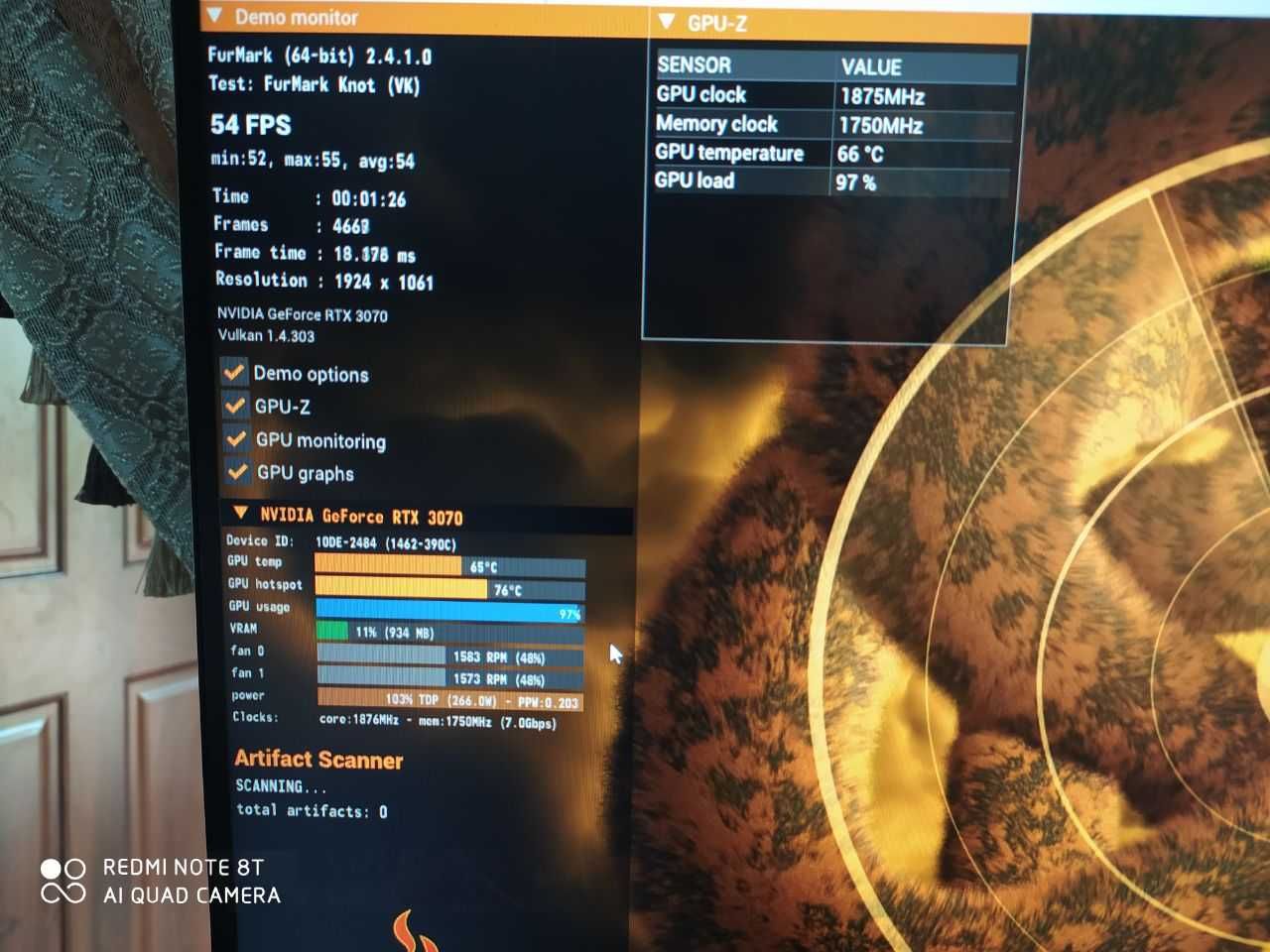 MSI Rtx 3070 Suprim